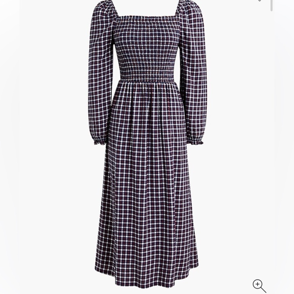 NWT Women's Checkered peasant style dress - Picture 2 of 12